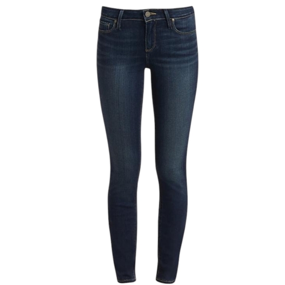 Paige Verdugo Mid-Rise Ankle Skinny Jeans Transcend Dark Wash Women's size 30 - Picture 3 of 16